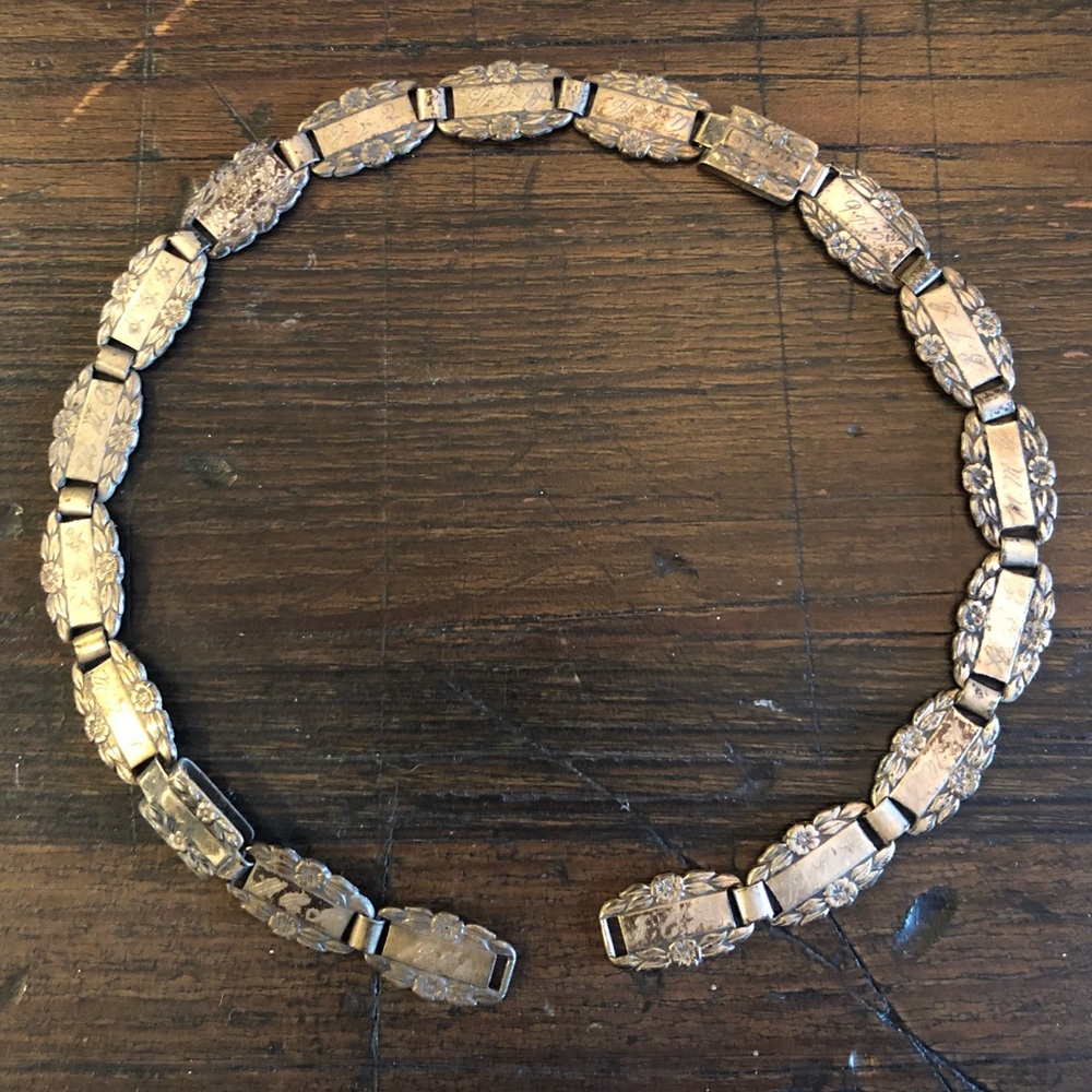 Sterling Silver 1946 Forget-Me-Not charms.